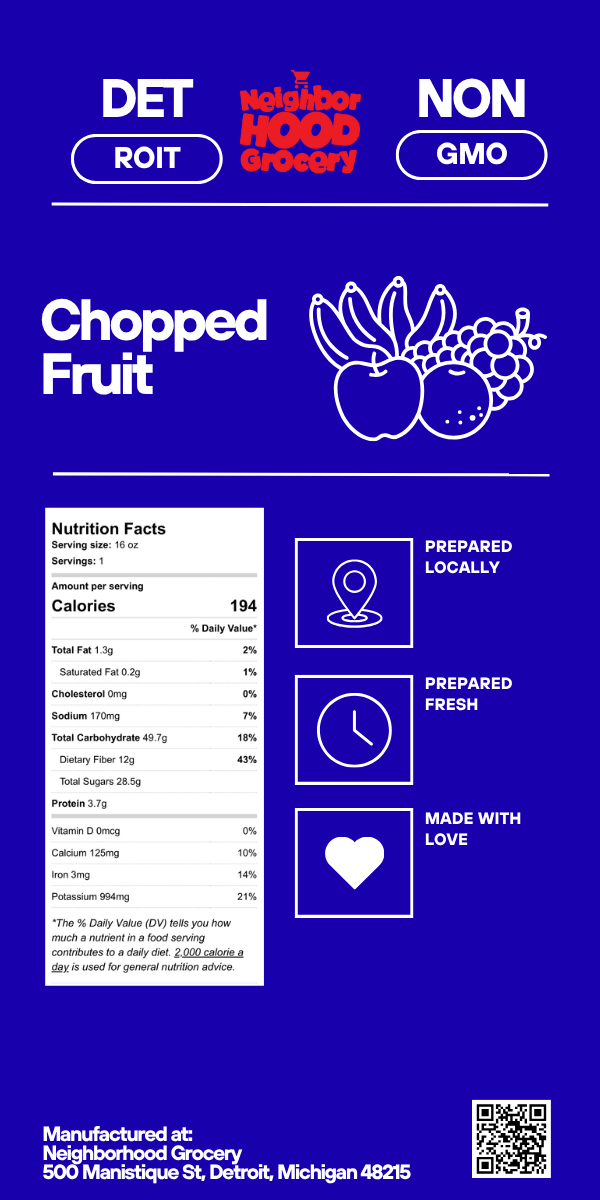Chopped Fruit (32 oz)